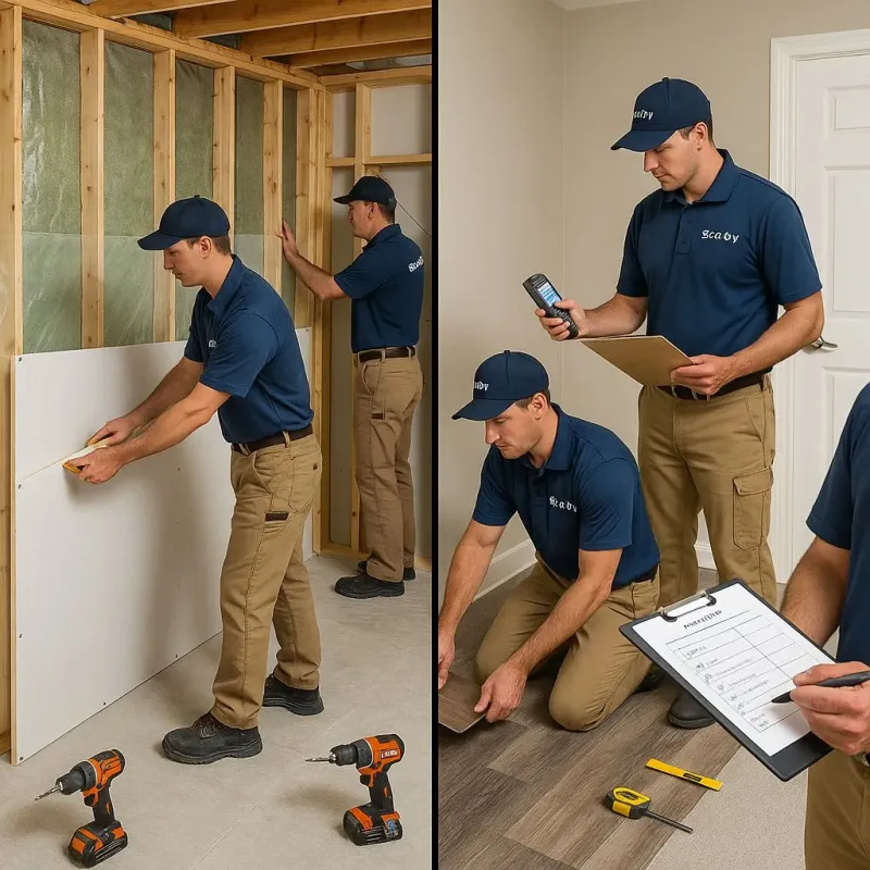 Repairs and Reconstruction process in Country Knolls, NY